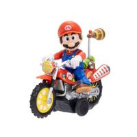 MOTO CON FIGURA 6 CM NINTENDO PELICULA - MARIO
