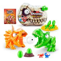 Set de batalla SMASHERS mini T Rex Dino Island Verde