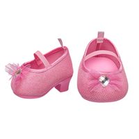 Zapatos tacón alto rosa Build a Bear para peluche