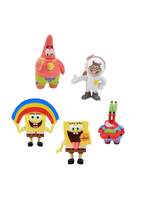 Pack 5 Figuras 5 Cm En Blister Bob Esponja - Arenita