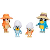 Figuras de acción BLUEY set familia Heeler 4 personajes