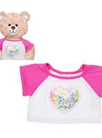 Polera Corazón Lentejuela Arcoíris Build-A-Bear