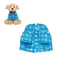 Camisa de cuadros Build A Bear estilo clásico para peluche