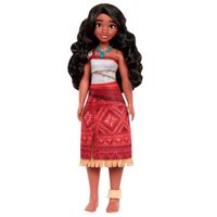Muñeca Moana Disney vestuario removible y cabello ondulado