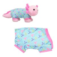 Pijama Build a Bear ajolote colorido para peluches