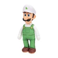 PELUCHE LUIGI CON CABEZA PLASTICA 37 CM NINTENDO PELICULA