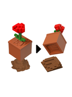 Figura De Acción Minecraft Vanilla Mini Mining - Flor