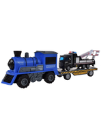 Tren Friccion Con Luces Sonido Y Remolque