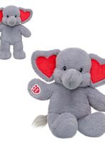Peluche Elefante Corazón Rojo Build-A-Bear