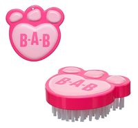 Cepillo de pelo fucsia Build a Bear diseño patita tierna
