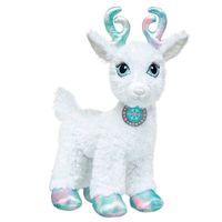 Peluche Build a Bear Reno blanco celeste Merry Mission