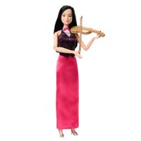 Muñeca Barbie profesional violinista con accesorio