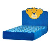 Sillón cama Build a Bear peluche azul brillante