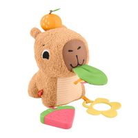 Peluche Fisher Price capibara para bebé estímulos y juego