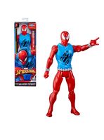SPIDERMAN FIGURA TITAN HEROE WEB WARRIORS - SCARLET SPIDER