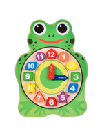 Reloj Rana De Madera Con Encaje