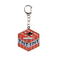 Llavero metálico Minecraft colección TNT