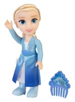 Muñeca con accesorios frozen de disney- elsa vestido celeste