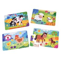 Rompecabezas EDUCA 4 puzzles 5 piezas didácticos
