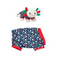 Pijama Build a Bear ajolote navidad para peluche