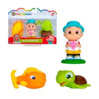 Sonajero Cocomelon figuras para baño set de 3 piezas