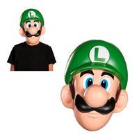 Máscara Nintendo Luigi estilo clásico