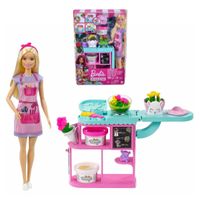 Muñeca Barbie florista set de juego con accesorios