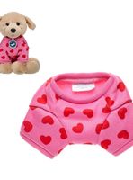 Polerón Rosa Corazones PP Build-A-Bear