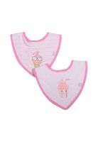 Set 2 Pzas Babero Niña Multicolor Pillín