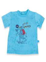 Polera Bebé Niño Celeste Pillin