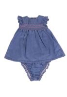Vestido Bebe Niña Denim Pillin