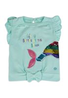 Polera Bebe Niña Turquesa Pillin