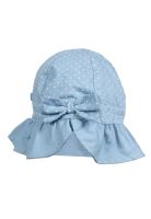 Gorro Bebé Niña Celeste Pillin