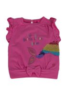Polera Bebe Niña Fucsia Pillin