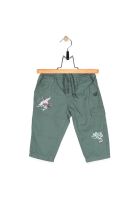 Pantalon Bebe Algodón Verano Niña Verde