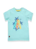 Polera Bebé Niño Verde Pillin