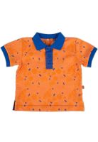 Polera Bebe Niño Naranja Pillin