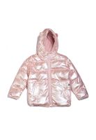 Parka con Capucha Bebé Niña Rosado Pillin