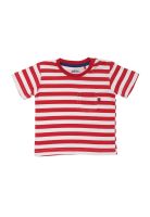 Polera Manga Corta Bebe Niño Rojo Pillin