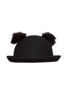 Sombrero Niña Negro Pillín