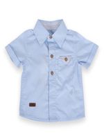 Camisa Bebé Niño Celeste Pillin