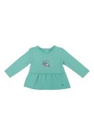 Polera Bebé Niña Verde Pillin