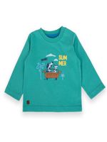 Polera Bebé Niño Verde Pillin