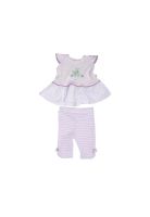 Conjunto Recién Nacido Niña Blanco Pillin