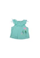 Polera Bebe Niña Turquesa Pillin