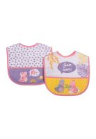 Set 2 Pzas Babero Bebe Niña Multicolor Pillín