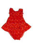 Vestido Bebe Niña Naranja Pillin