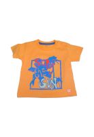 Polera Bebe Niño Naranja Pillin