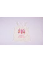 Polera Niña Blanco Pillin