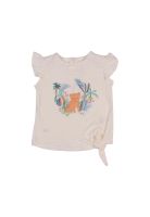 Polera Bebe Niña Blanco Pillin